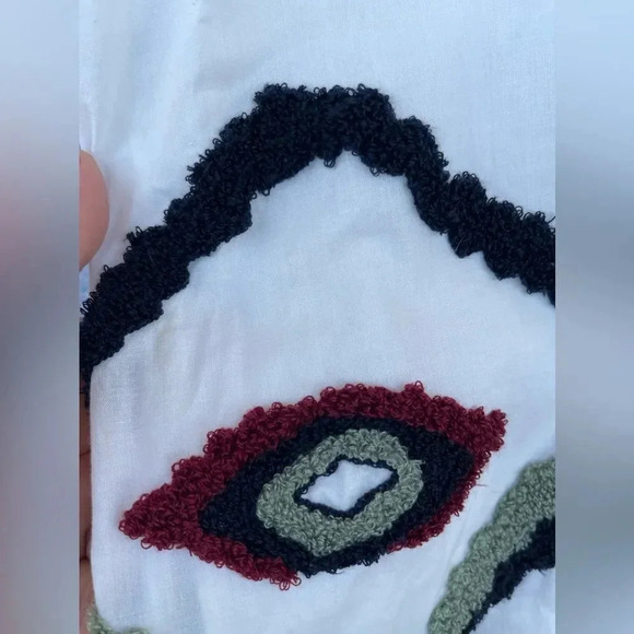 ERES Cigale Drawstring Embroidered Midi Dress s/m - Picture 13 of 16